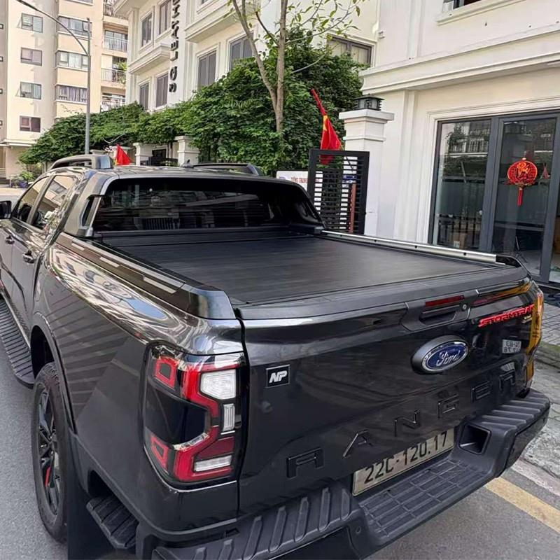 Ford Ranger Retractable Tonneau Cover 2018-2026 | Smooth Side Rail & Keyless Built-in Switch